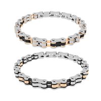 Bracciale Rosso Amante Uomo Reversibile in Acciaio UBR540BRN - UBR540BRN